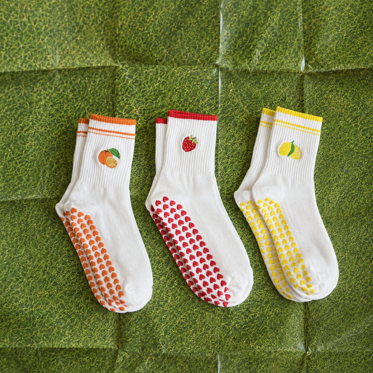 The Fruit Stand: Studio Grip Socks