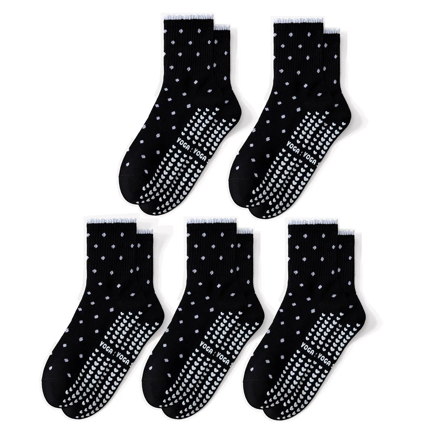 Polka Dot Studio Grip Socks