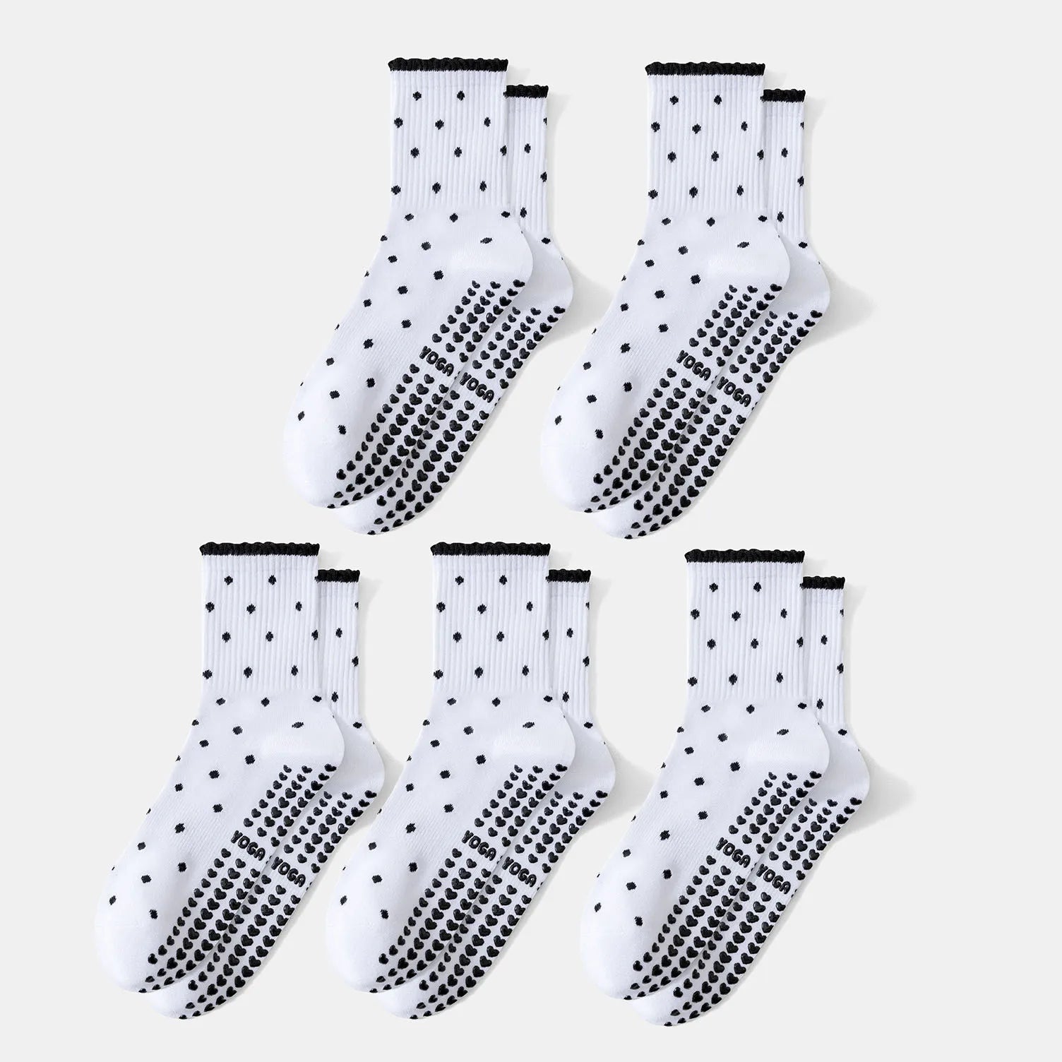 Polka Dot Studio Grip Socks